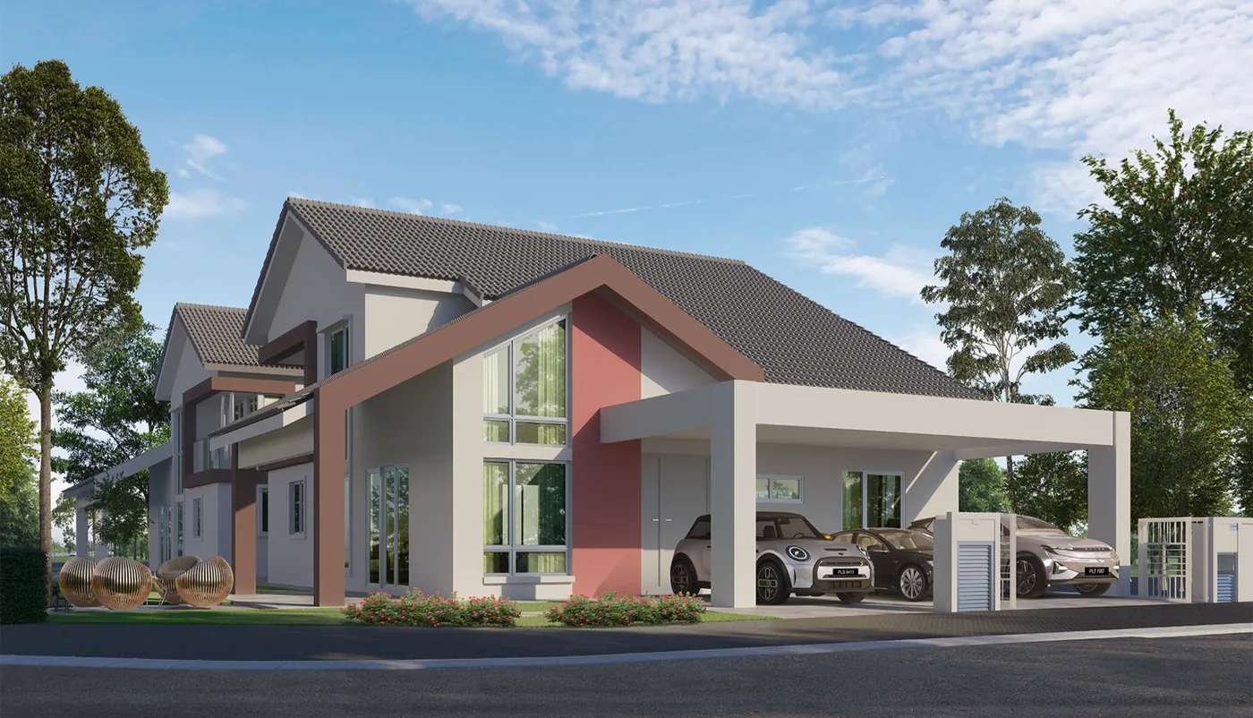 Landed homes at Klemeru township, Ipoh